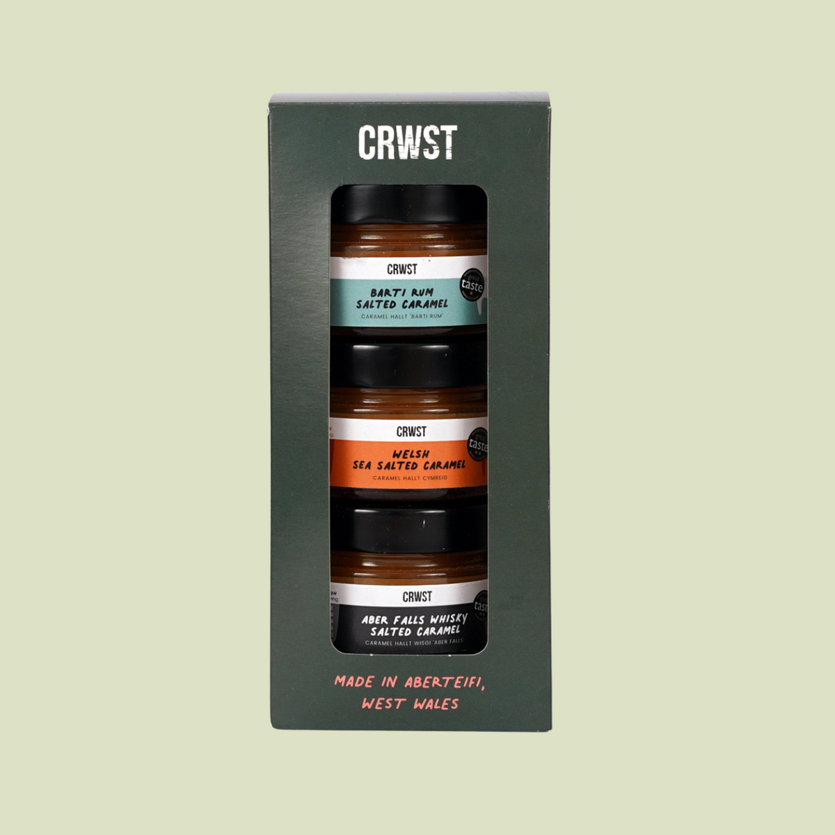 Caramel Gift Box – Award Winning Welsh Salted Caramels Trio