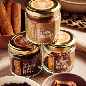 Ujamaa Essentials Trio- Black Pepper, Nutmeg & Cinnamon