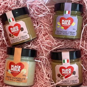 Black Milk Italian Spreads  Gift Box 4 Pack