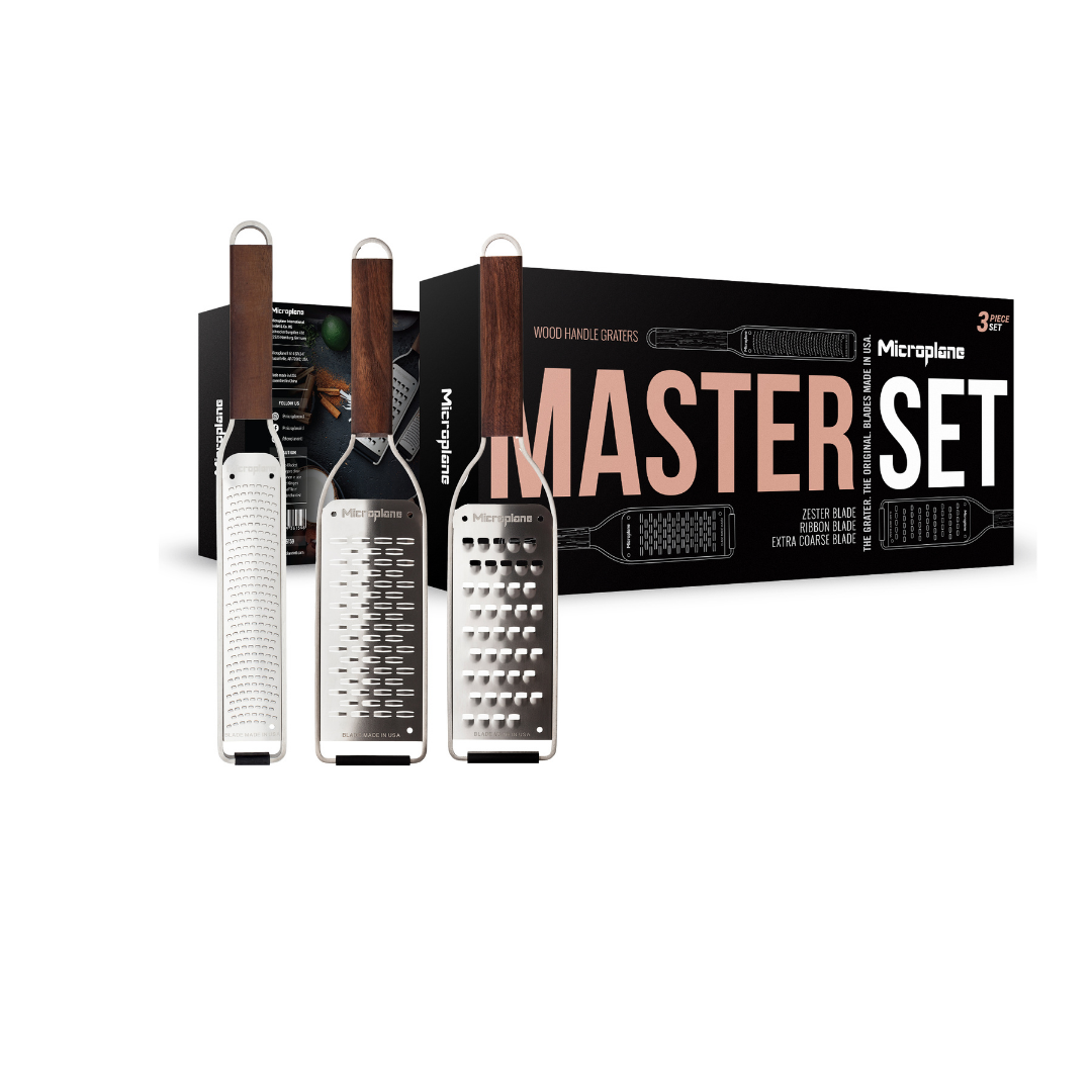 Microplane Gift Set – Zester, Extra Coarse & Ribbon Grater – Chefs For ...