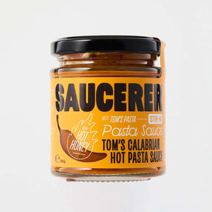 The Saucerer Tom's Calabrian Hot Pasta Sauce - With Hot Honey - 190g