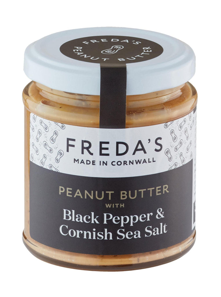 Black Pepper & Cornish Sea Salt Peanut Butter | 180g - Chefs For Foodies