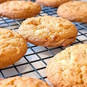 Peanut Butter and White Chocolate Cookies - Fresh Bakes - Chefs For Foodies