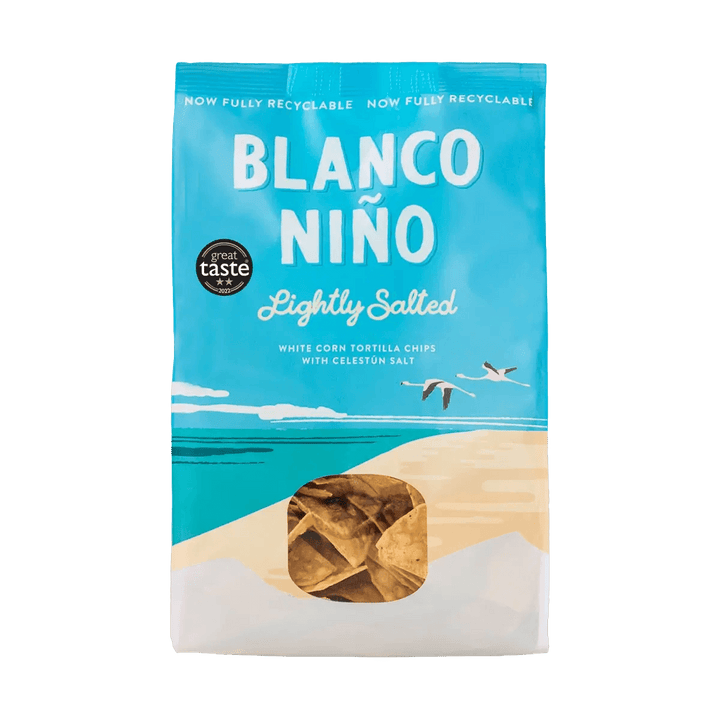 Blanco Niño - Authentic Tortilla Chips Lightly Salted 8 x 170g - Chefs For Foodies