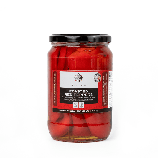 NEW! Roasted Red Peppers in vinegar - 680GR - Chefs For Foodies