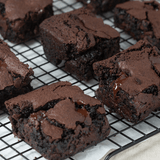 Vegan Chocolate Brownies Baking Recipe Kit serves 8 created by Pastry Chef Silvia Leo - Chefs For Foodies