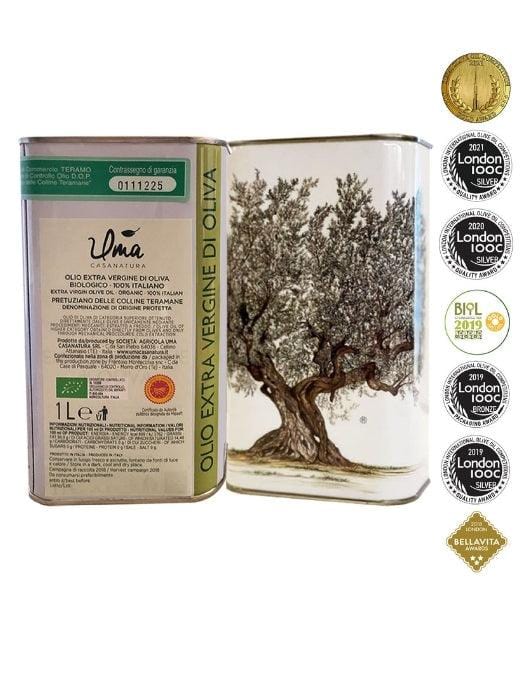 Organic Extra Virgin Olive Oil “Pretuziano delle Colline Teramane” D.O.P. - Tin Packing - Chefs For Foodies