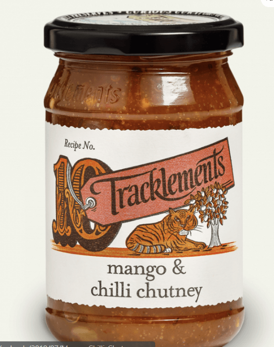 Tracklements Mango and Chilli Chutney 330g - Chefs For Foodies