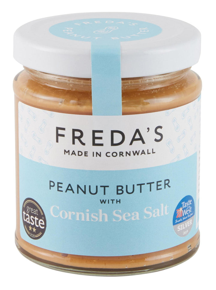 Freda's Classic Cornish Sea Salt Peanut Butter 180g - Chefs For Foodies