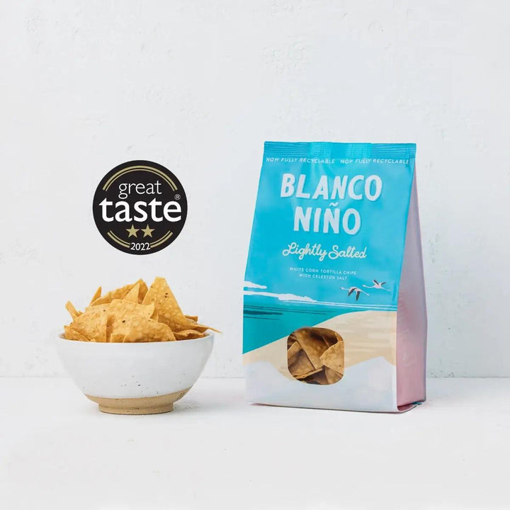 Blanco Niño - Authentic Tortilla Chips Lightly Salted 8 x 170g - Chefs For Foodies