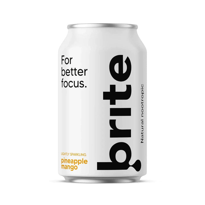 Brite Drinks - Pineapple & Mango Natural Nootropic Drink 330ml - Chefs For Foodies