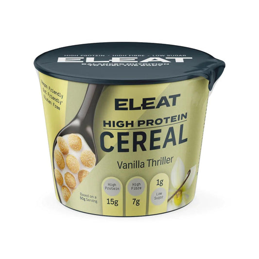 ELEAT - High Protein Vanilla Thriller Cereal Balls 8 x 50g Pots - Chefs For Foodies