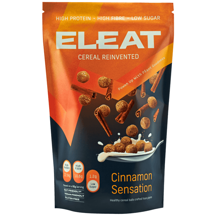 ELEAT - Protein Cereal Cinnamon Sensation 5 x 250g Pouches - Chefs For Foodies