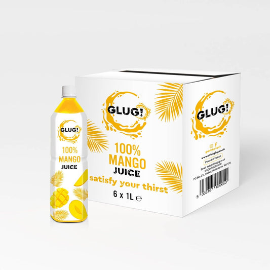Glug! 100% Mango Juice 6 x 1L With Box
