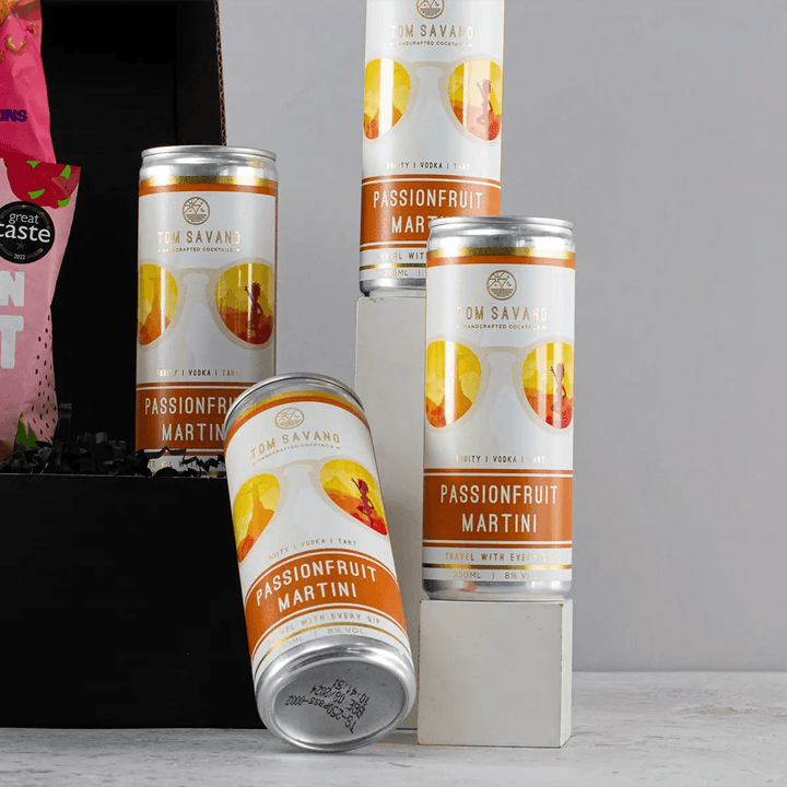 Passionfruit Martini Gift Set and Snacks - Chefs For Foodies