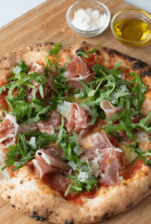 Parma Ham & Wild Rocket Pizza Kits With Ready Made Italian Dough Balls - Chefs For Foodies