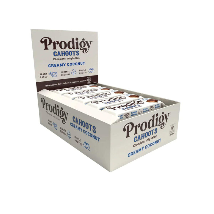 Prodigy - Cahoots Creamy Coconut Chocolate Bar 15 x 45g - Chefs For Foodies