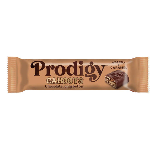 Prodigy - Cahoots Peanut and Caramel Chocolate Bar 15 x 45g - Chefs For Foodies