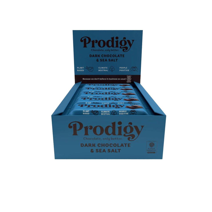 Prodigy - Dark Chocolate Bar With Sea Salt 15 x 35g - Chefs For Foodies