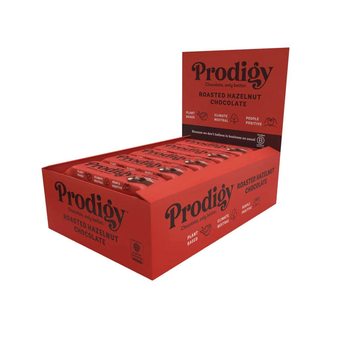 Prodigy - Roasted Hazelnut Chocolate Bar 15 x 35g - Chefs For Foodies