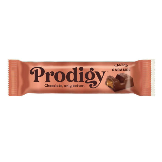 Prodigy - Salted Caramel Chocolate Bar 15 x 35g - Chefs For Foodies