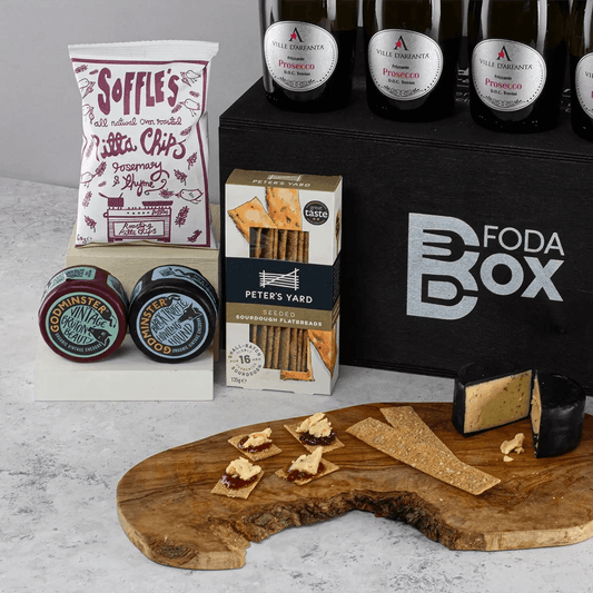 Prosecco, Cheese and Truffle Party Hamper - Chefs For Foodies