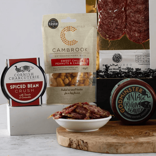 Rose Wine, Snacks, Cheese and Charcuterie Hamper - Chefs For Foodies