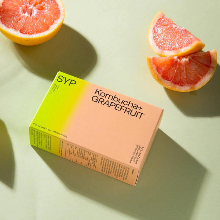 Shake Your Plants (SYP) - Kombucha+ Grapefruit 50g Boxes - Chefs For Foodies