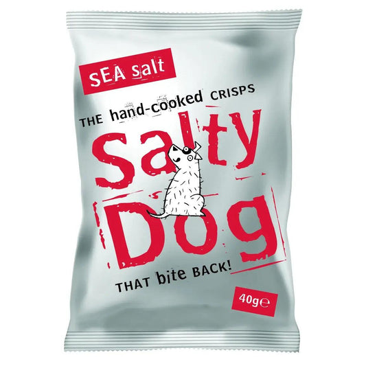 Salty Dog Sea Salt Crisps 30 x 40g - Chefs For Foodies