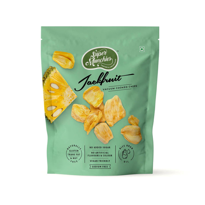 Super Munchies Jackfruit Vacuum Cooked Chips 50g - Chefs For Foodies