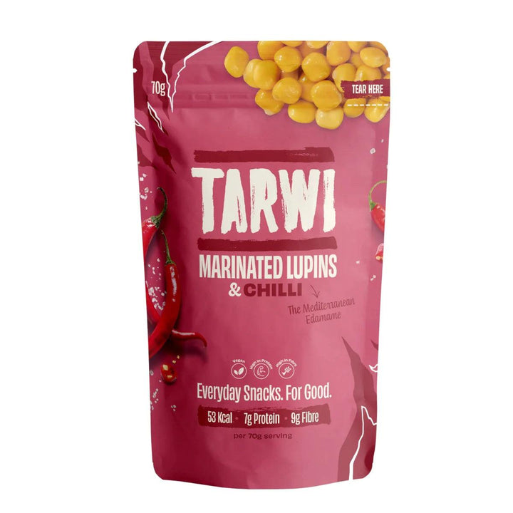 Tarwi - Marinated Lupins & Chilli 12 x 70g - Chefs For Foodies
