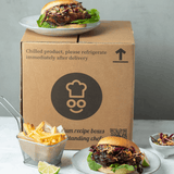 Teriyaki Chicken Burgers Fries and Asian Slaw Cooking Recipe Kit Serves 2 Created by MasterChef Simon Braz - Chefs For Foodies