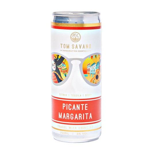 Tom Savano - Mexican Fiesta Picante Margarita Pre-Mixed Cocktail 250ml - Chefs For Foodies