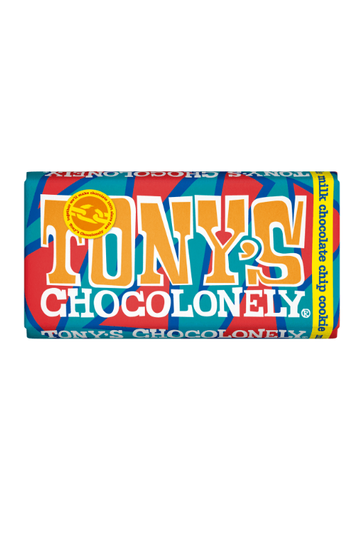 Tony's Chocolonely - Milk chocolate chip cookie 32% - Chefs For Foodies