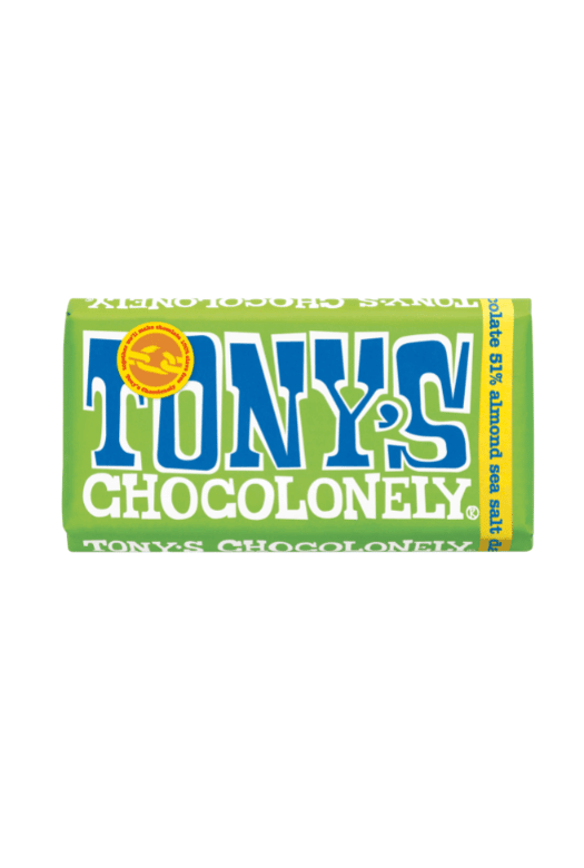 Tony's Chocolonely - Dark almond sea salt 51% - Chefs For Foodies