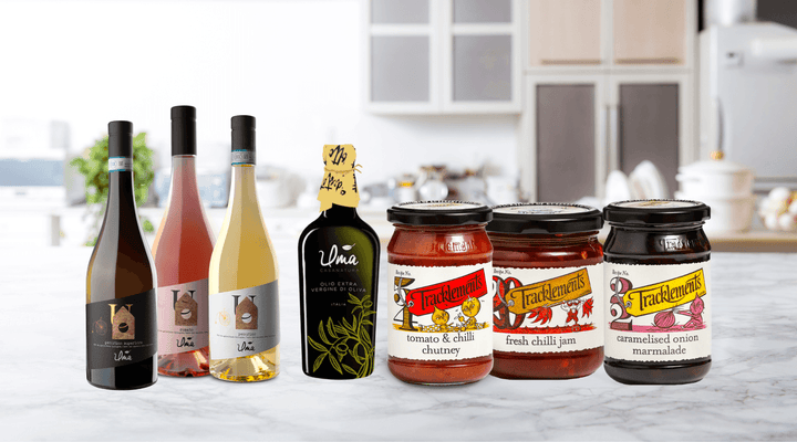 Award winning Italian wine and condiments gift box - Chefs For Foodies