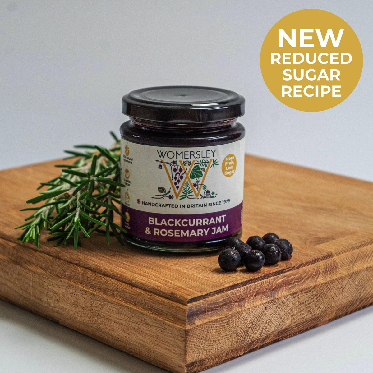Gourmet Blackcurrant & Rosemary Jam