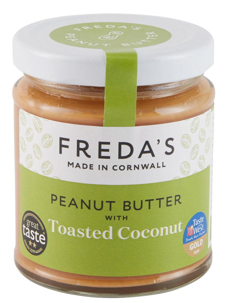 Freda's Authentic Toasted Coconut Peanut Butter 180g Best Seller - Chefs For Foodies