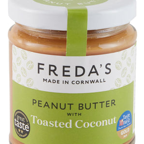 Freda's Authentic Toasted Coconut Peanut Butter 180g Best Seller - Chefs For Foodies