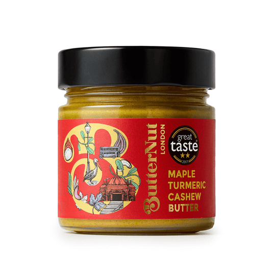 ButterNut of London - Maple Turmeric Cashew Nut Butter Jar 180g - Chefs For Foodies