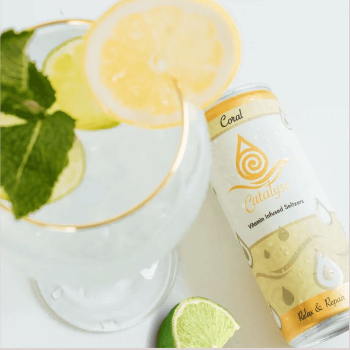 Catalyse Life Drinks - Coral The Immunity Blend Vitamin Infused Botanical Seltzer 250ml - Chefs For Foodies