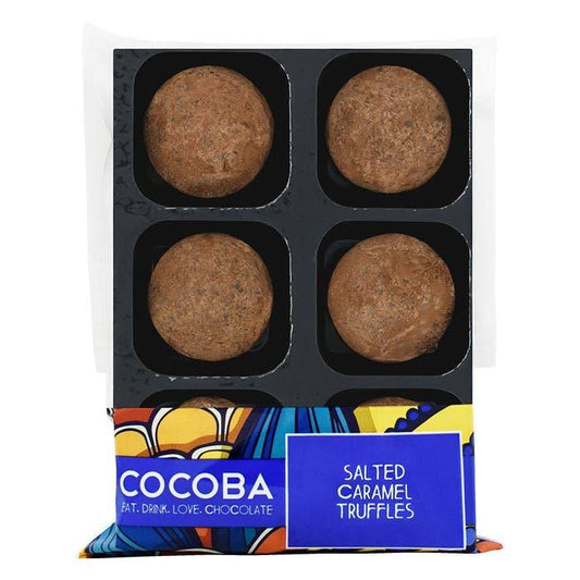 Cocoba - Salted Caramel Truffles 6 Truffles 72g x 8 Packs - Chefs For Foodies
