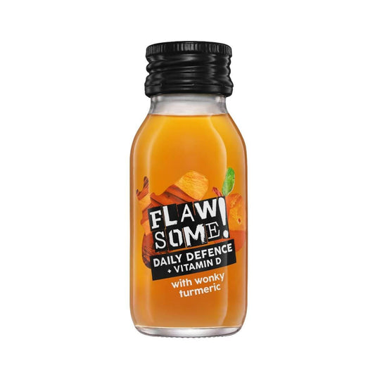 Flawsome! Drinks Daily Defence Vitamin D Turmeric Shot 60ml - Chefs For Foodies