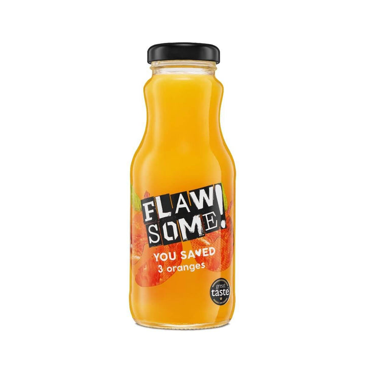 Flawsome! Drinks Orange Cold-Pressed Juice 250ml - Chefs For Foodies