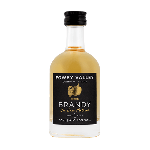 Fowey Valley - Cider Brandy Aged 1 Year 40% ABV 6 x 5cl - Chefs For Foodies