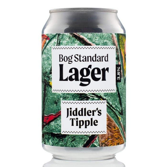 Jiddler's Tipple - Bog Standard Lager 3.8% ABV 330ml-1