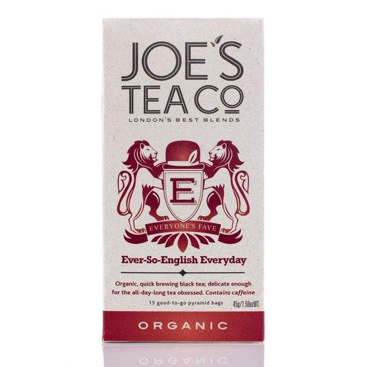 Joe's Tea - Organic Ever-So-English Everyday 15 Tea Bags-1
