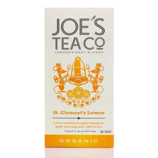 Joe's Tea - Organic St Clement's Lemon 15 Tea Bags-2