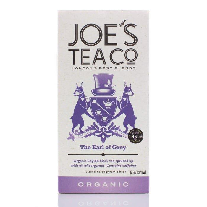 Joe's Tea - Organic The Earl of Grey 15 Tea Bags - Chefs For Foodies