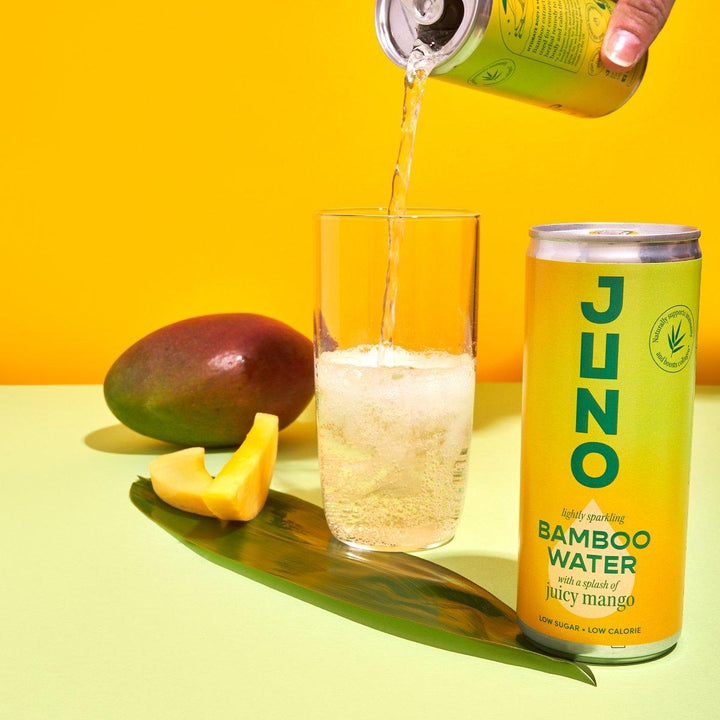 Juno Bamboo Water - Juicy Mango 12 x 250ml-3